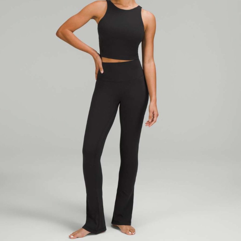 LULULEMON Align High Rise Mini Flare Pant in Black Size 8